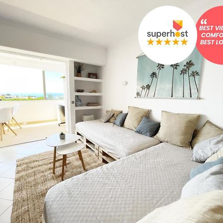 Panoramic Seaview - 2 Bedroom, Main Ave, 15 Min Walk Beach, Workspace البوفيرا المظهر الخارجي الصورة