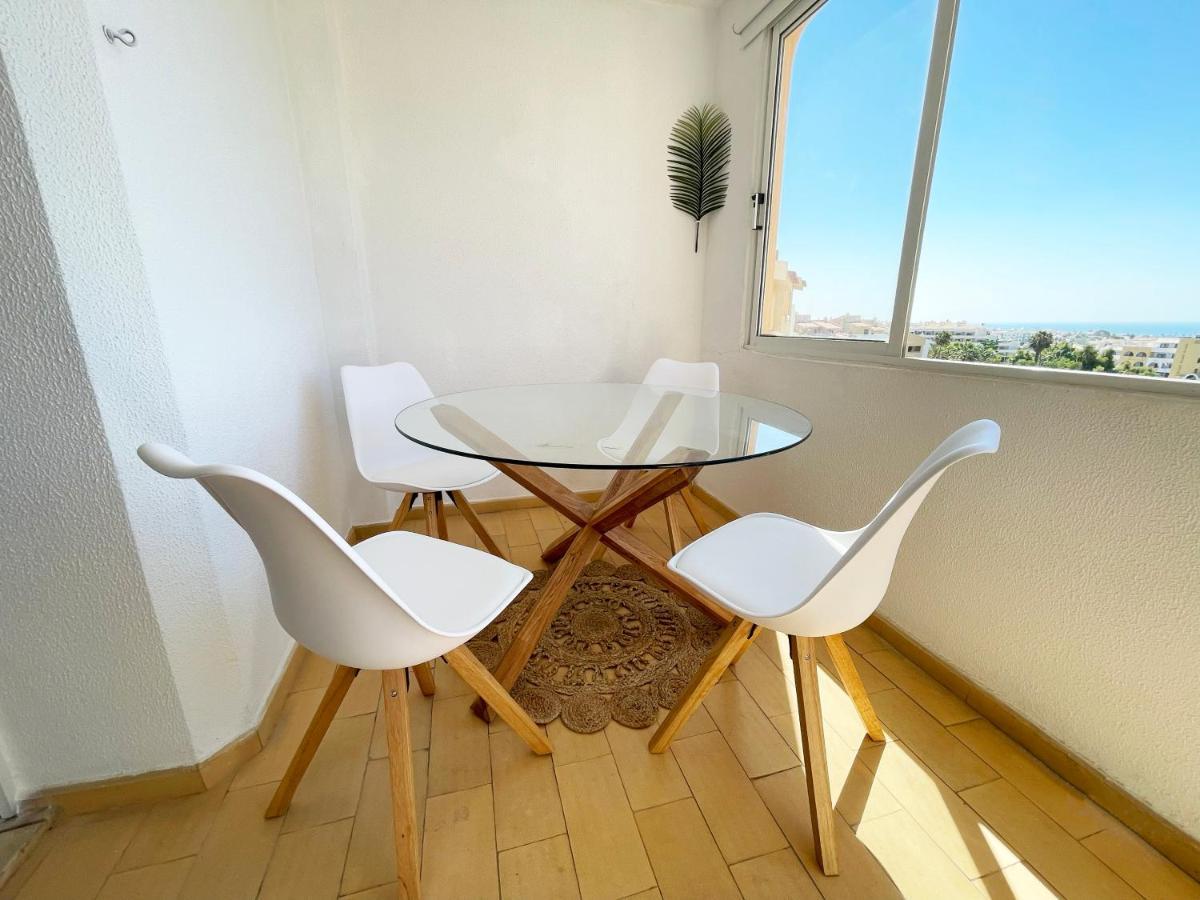 Panoramic Seaview - 2 Bedroom, Main Ave, 15 Min Walk Beach, Workspace البوفيرا المظهر الخارجي الصورة